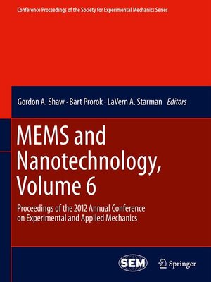 cover image of MEMS and Nanotechnology, Volume 6